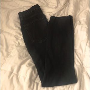 Banana Republic, Premium Denim, High Rise, Black